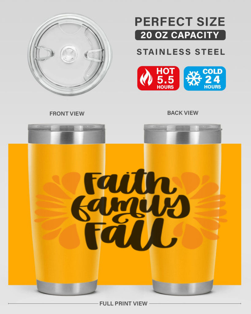 Faith Family Fall 481#- fall- Tumbler