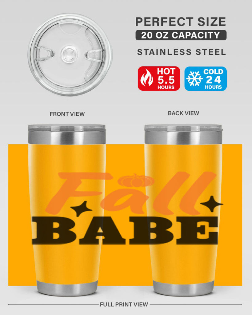 Fall Babe 89#- fall- Tumbler