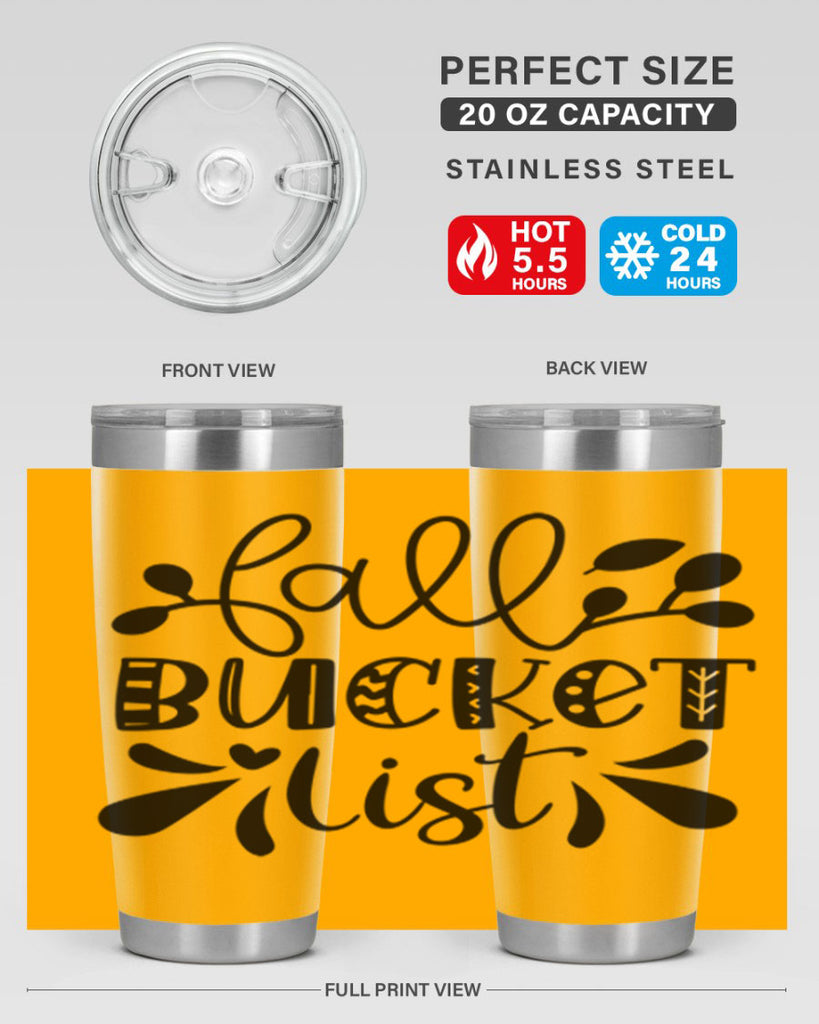 Fall Bucket List 94#- fall- Tumbler