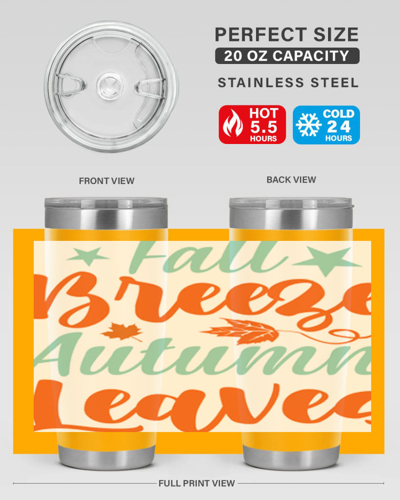 FallBreezeAutumnLeaves 147#- fall- Tumbler