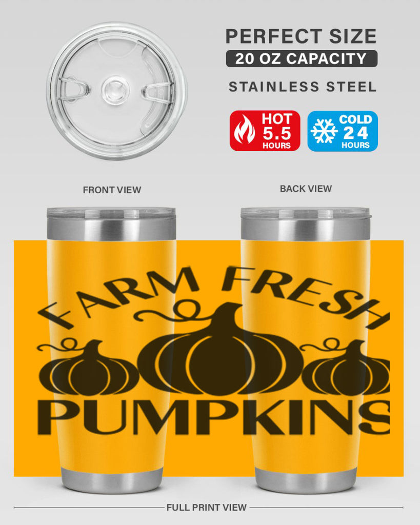 Farm Fresh Pumpkins 176#- fall- Tumbler