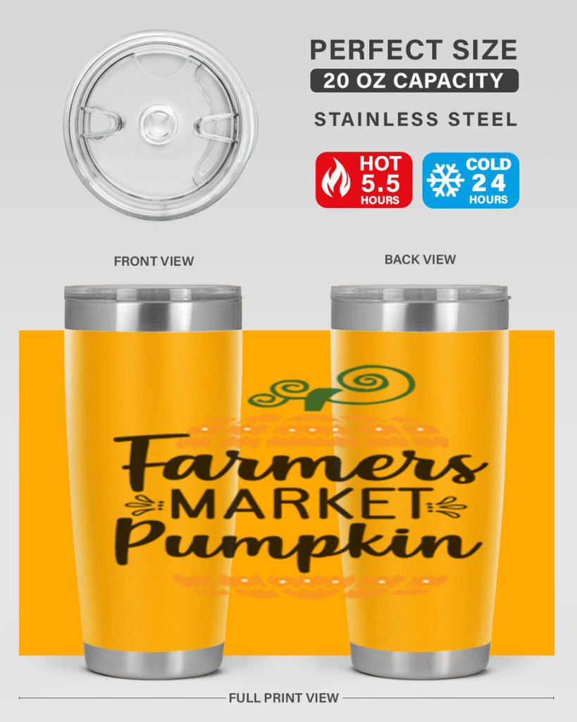 Farmersmarketpumpkin 179#- fall- Tumbler