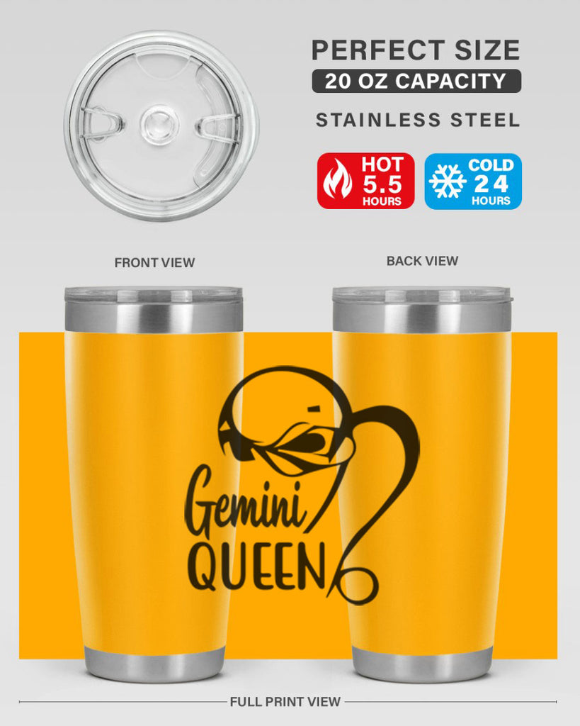 Gemini queen 231#- zodiac- Tumbler