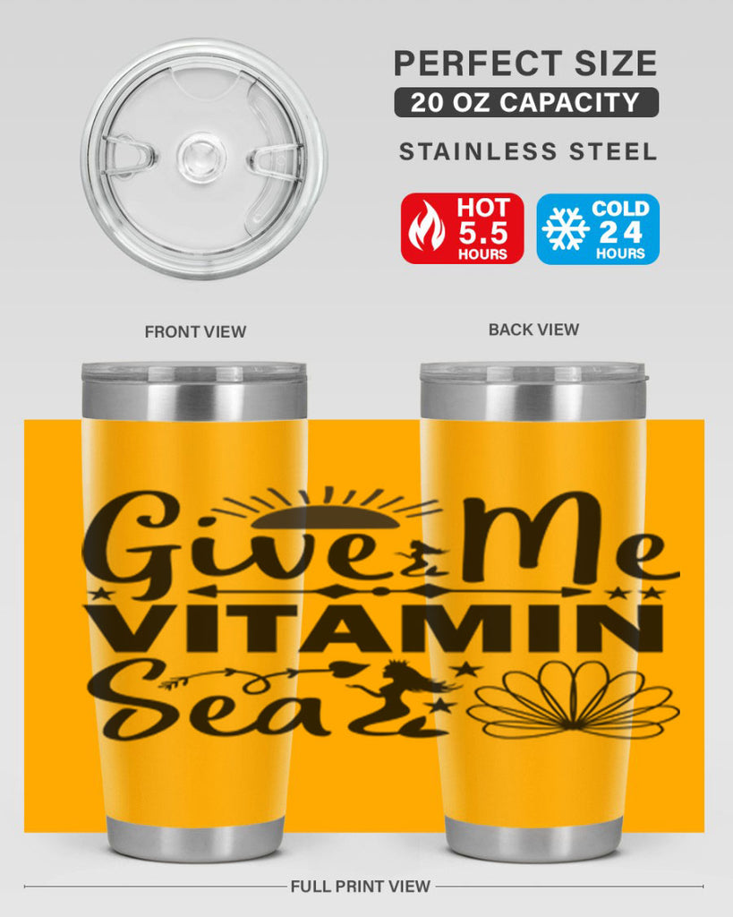 Give Me Vitamin Sea 194#- mermaid- Tumbler