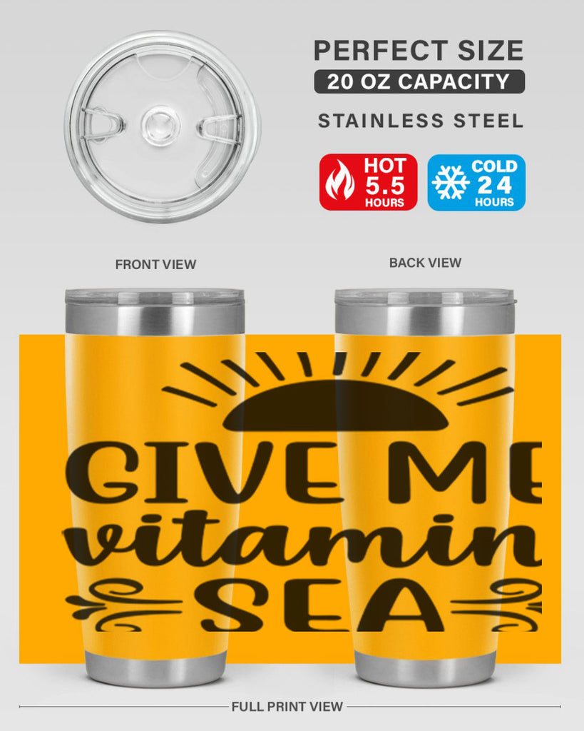 Give me vitamin sea 195#- mermaid- Tumbler