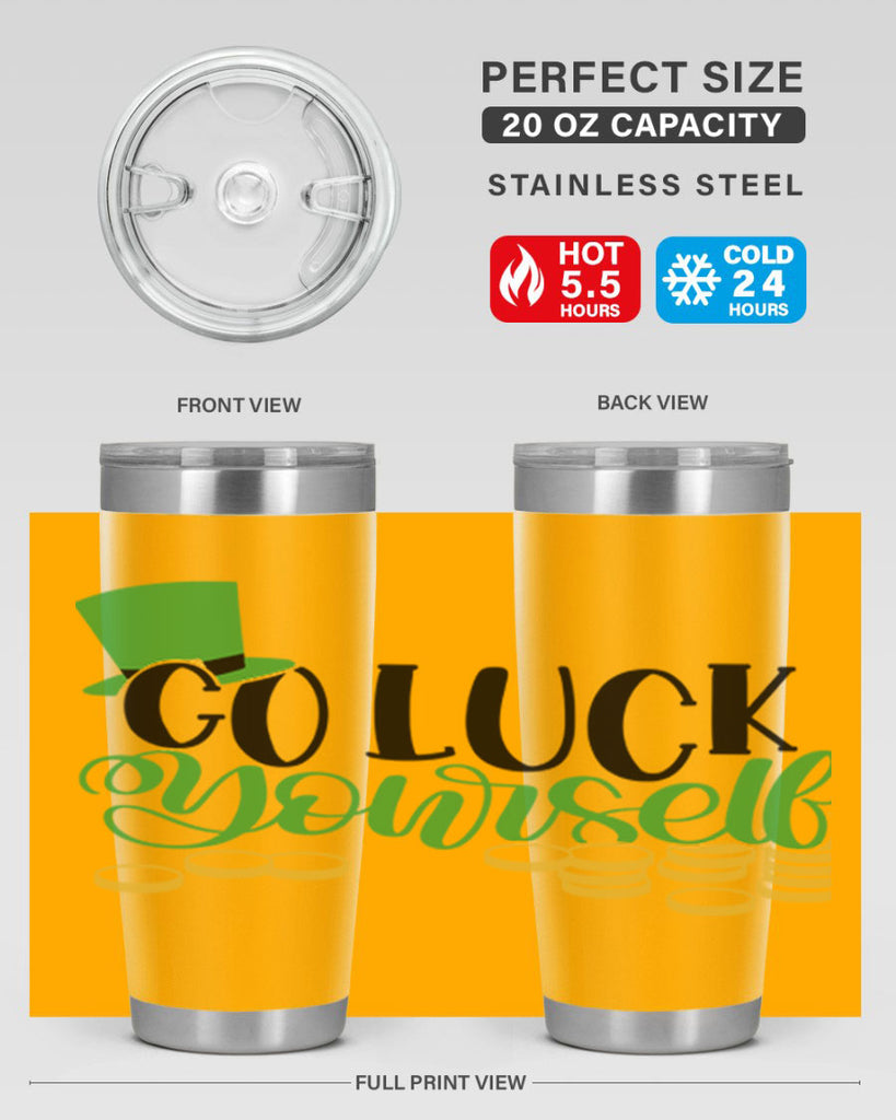 Go Lucky Yourself Style 98#- St Patricks Day- Tumbler