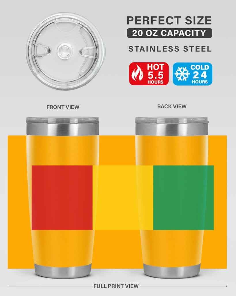 Guinea 127#- world flags- Tumbler