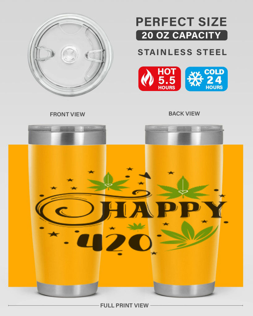 Happy 420 101#- marijuana- Tumbler