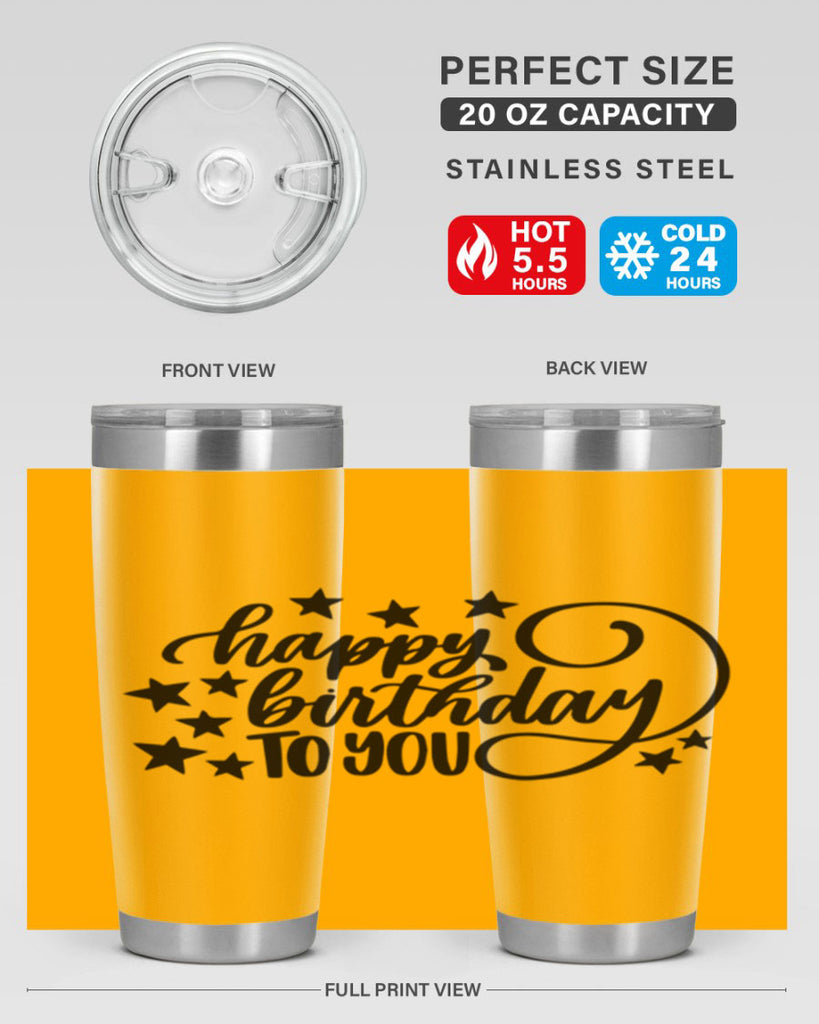 Happy Birthday To You Style 3#- birthday- tumbler