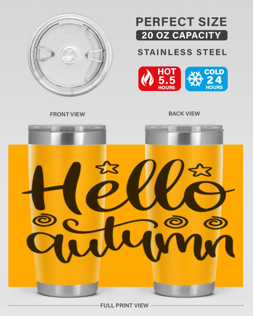 Hello Autumn 270#- fall- Tumbler