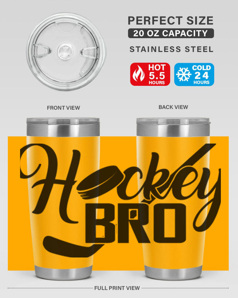 Hockey bro 1190#- hockey- Tumbler