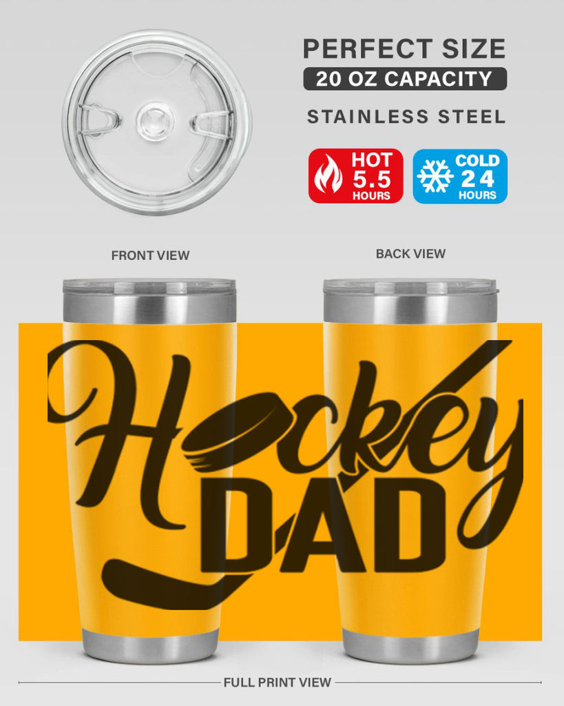 Hockey dad 1188#- hockey- Tumbler