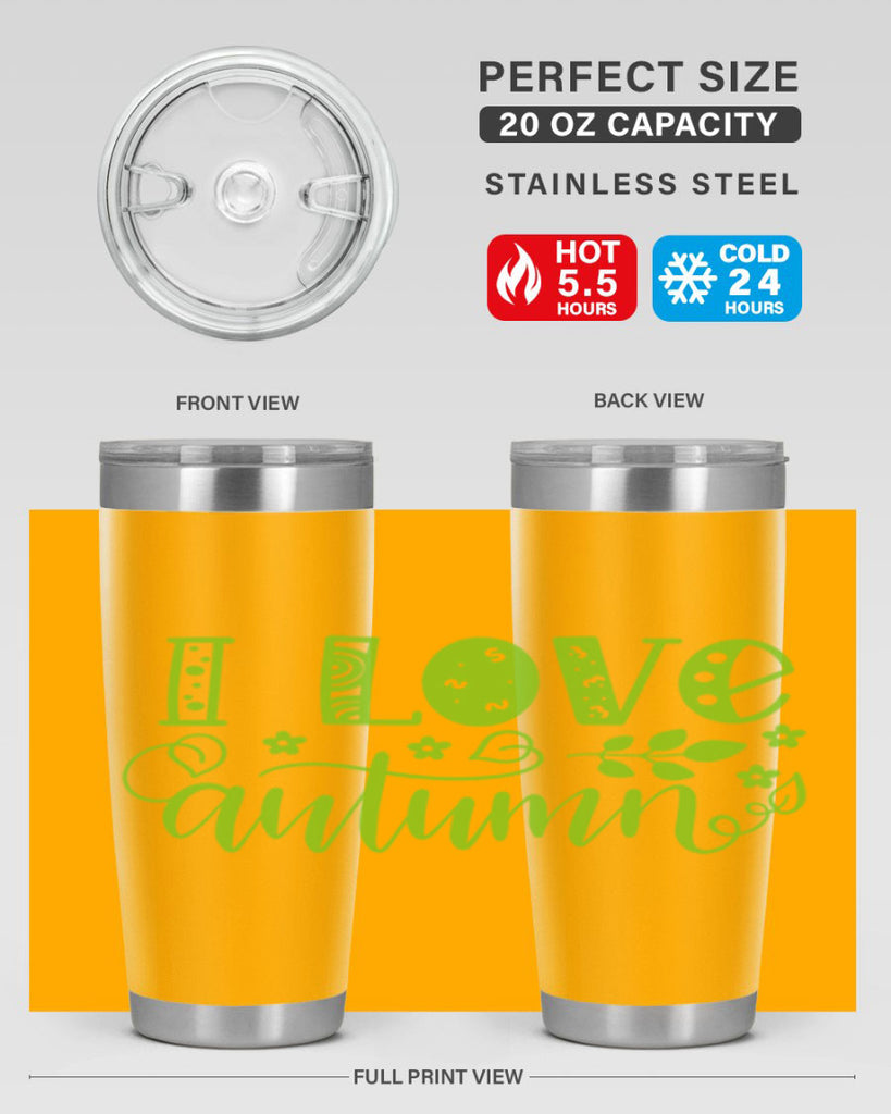 I Love Autumn 325#- fall- Tumbler