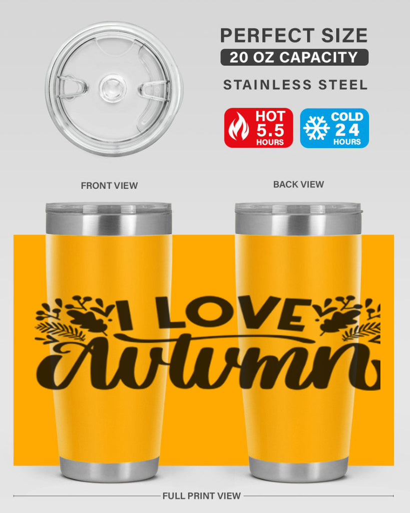 I Love Autumn 497#- fall- Tumbler