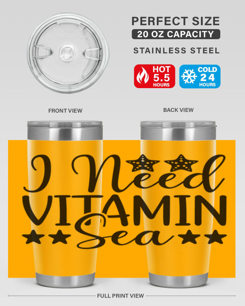 I Need Vitamin Sea 232#- mermaid- Tumbler