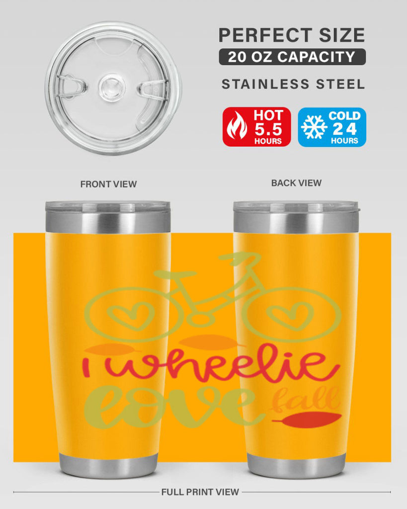 I Wheelie Love Fall 342#- fall- Tumbler