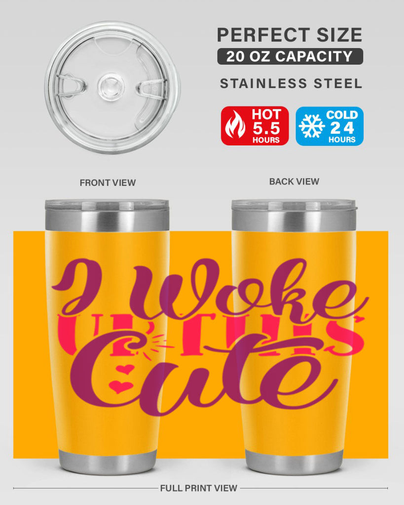 I Workup This Cute Style 243#- baby- tumbler