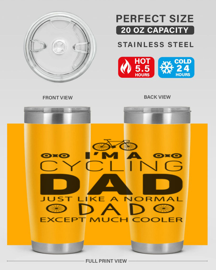 Im A Cycling Dad 4#- dad- Tumbler