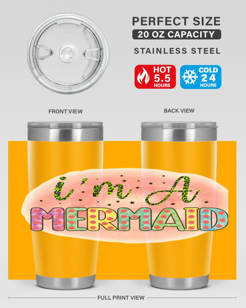 Im A Mermaid 255#- mermaid- Tumbler