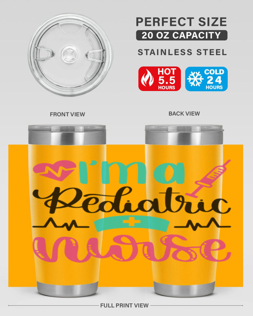 Im A Pediatric Nurse Style Style 155#- nurse- tumbler