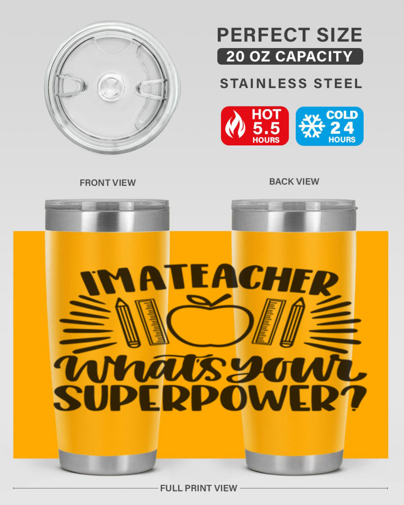 Im A Teacher Whats Your Style 72#- teacher- tumbler