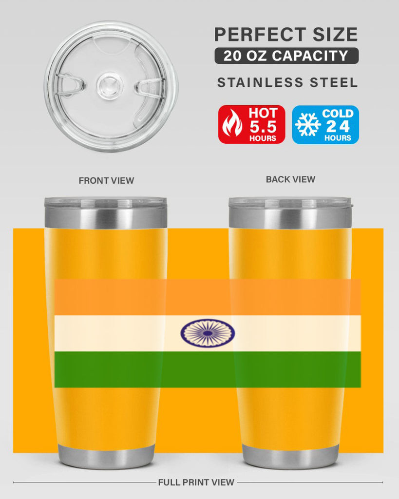 India 121#- world flags- Tumbler