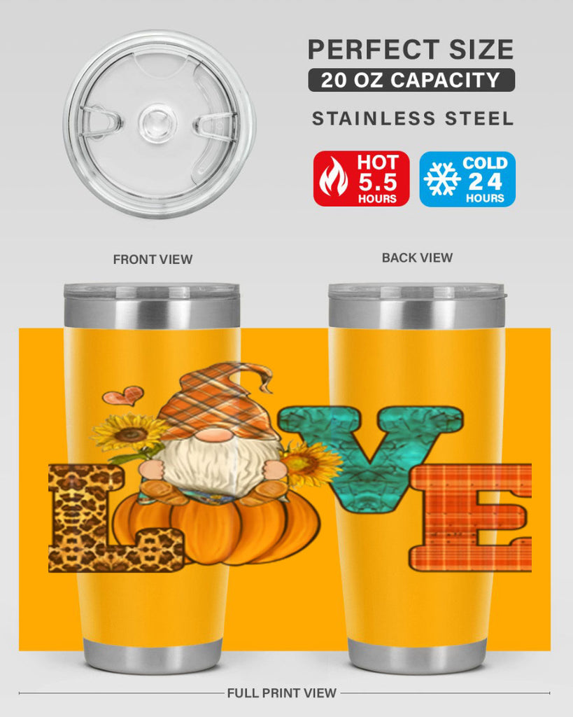 LOVEFallGnome 417#- fall- Tumbler