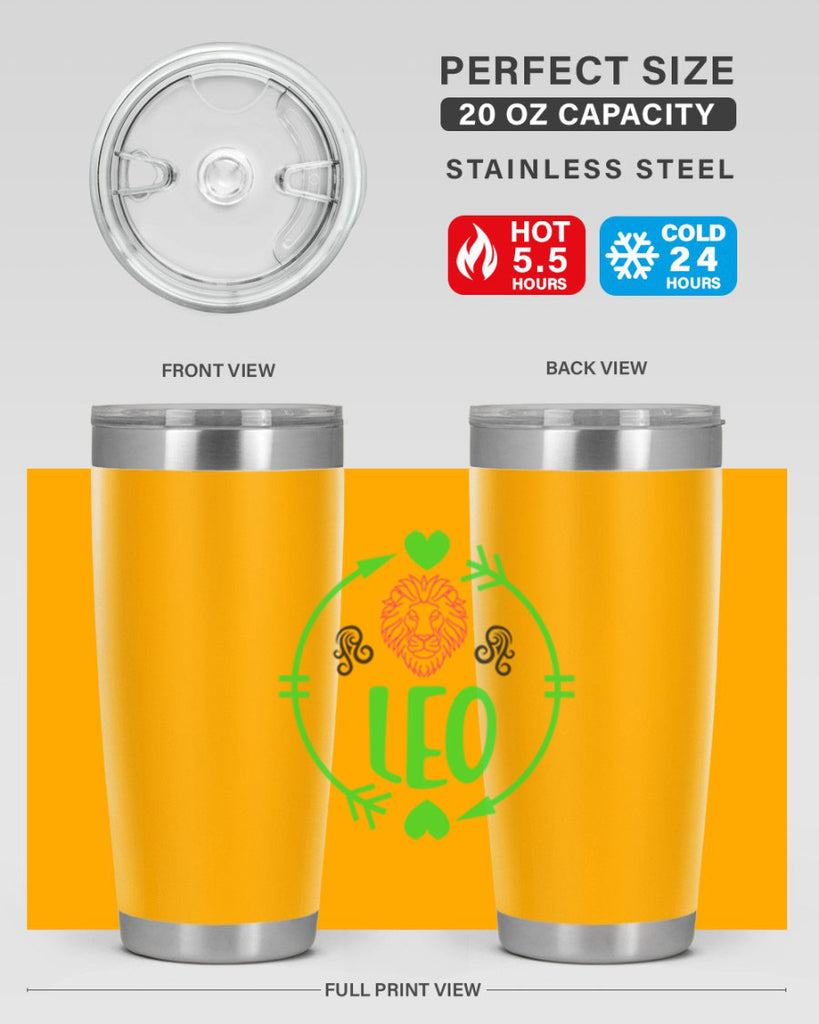 Leo 283#- zodiac- Tumbler