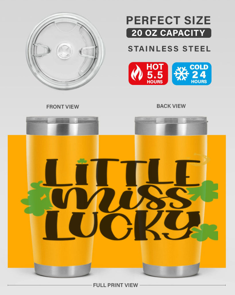 Little Miss Lucky Style 68#- St Patricks Day- Tumbler