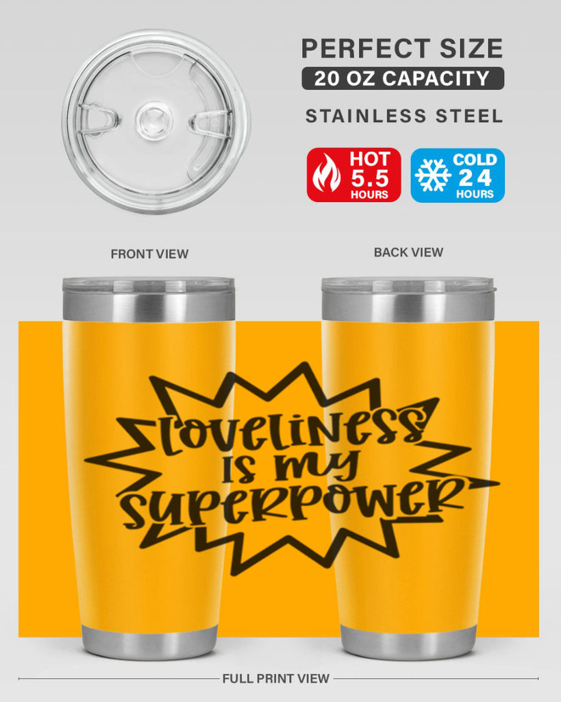 Loveliness Is My Superpower Style 53#- baby- tumbler