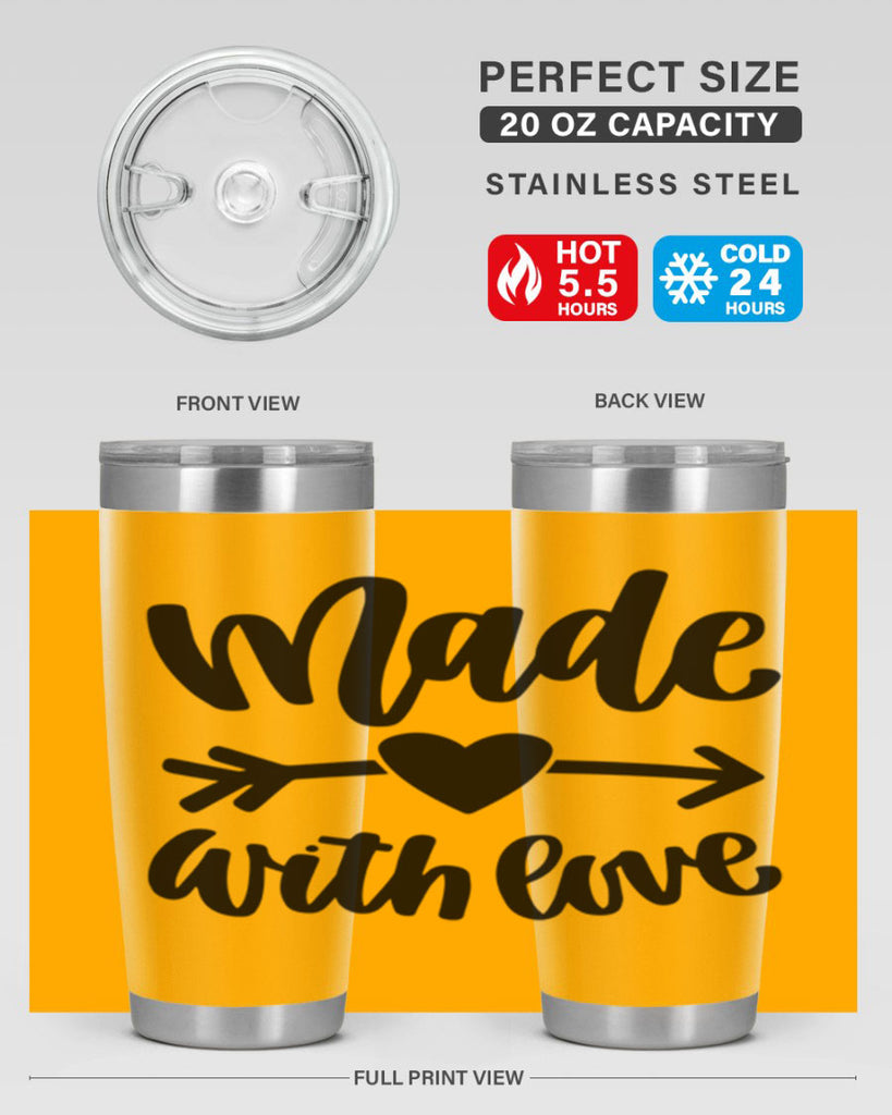 Made With Love Style 52#- baby- tumbler
