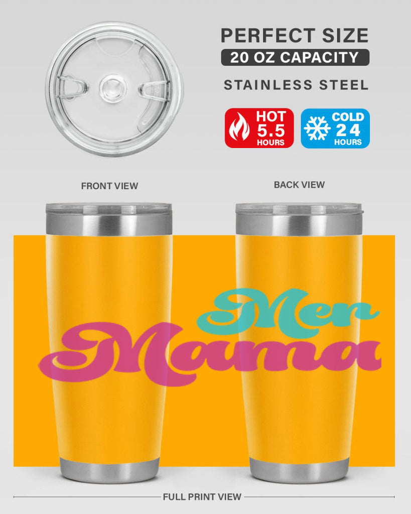 Mer Mama 334#- mermaid- Tumbler