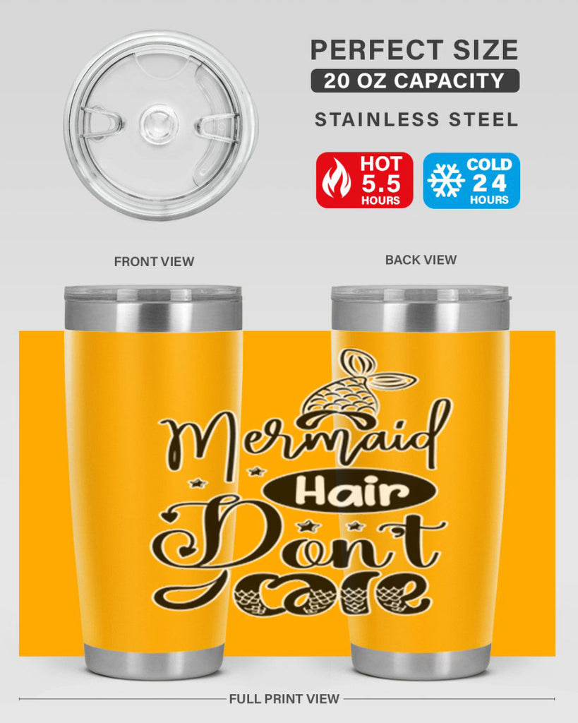 Mermaid Hair Dont Care 407#- mermaid- Tumbler