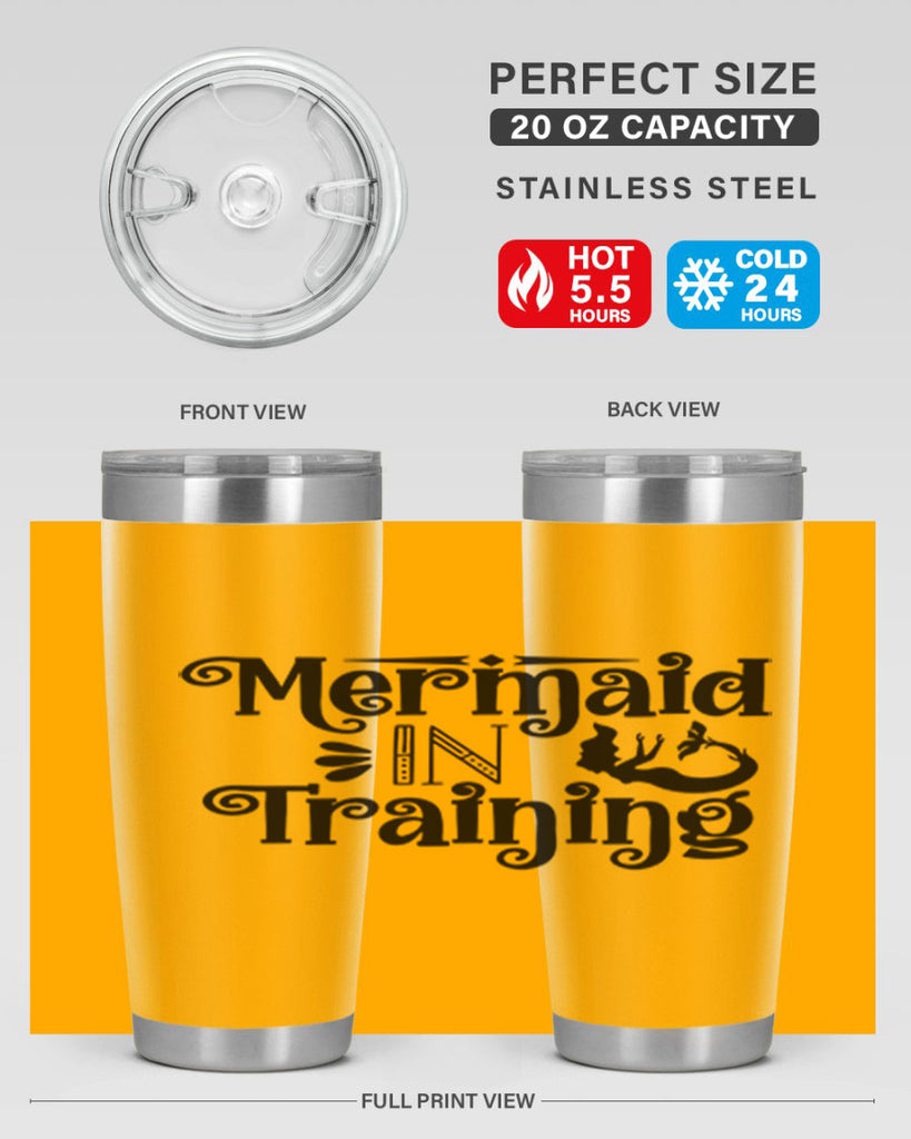 Mermaid In Training 364#- mermaid- Tumbler