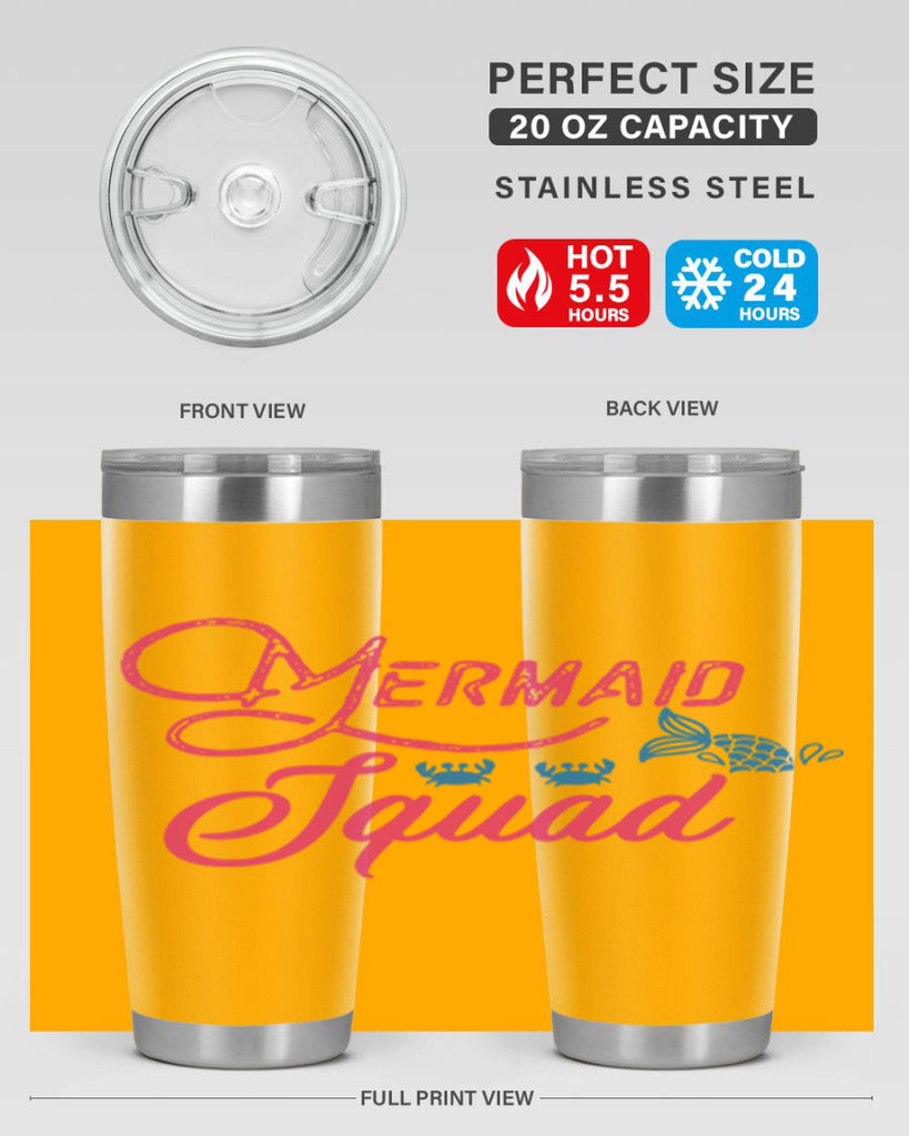 Mermaid Squad 383#- mermaid- Tumbler