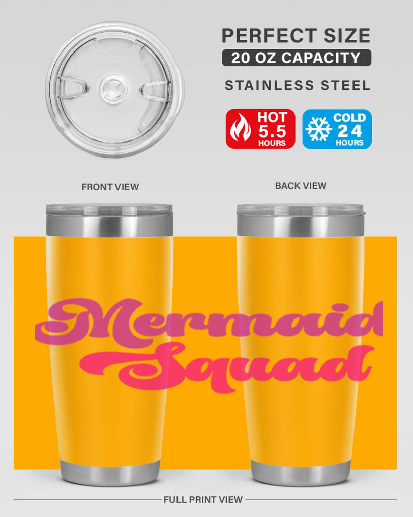 Mermaid Squad 384#- mermaid- Tumbler