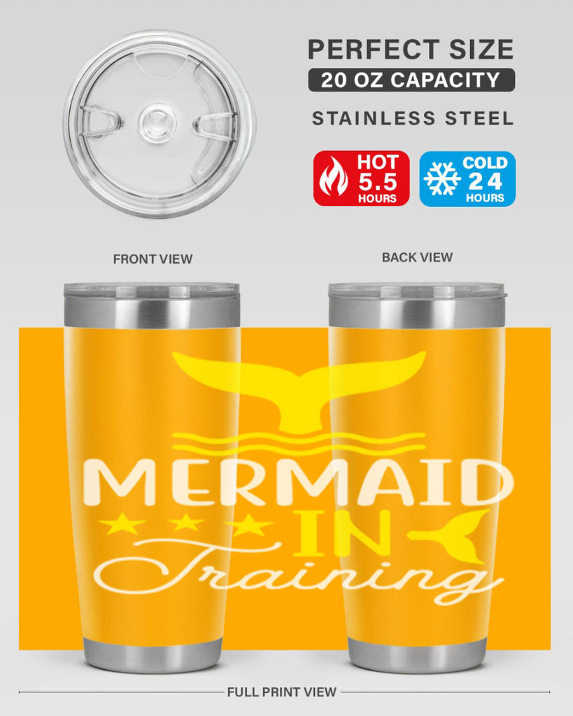 Mermaid in Training 361#- mermaid- Tumbler