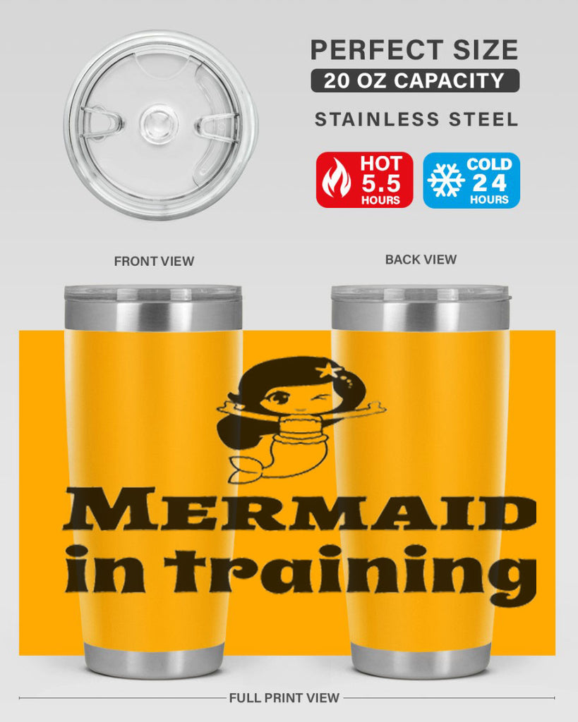 Mermaid in training 422#- mermaid- Tumbler