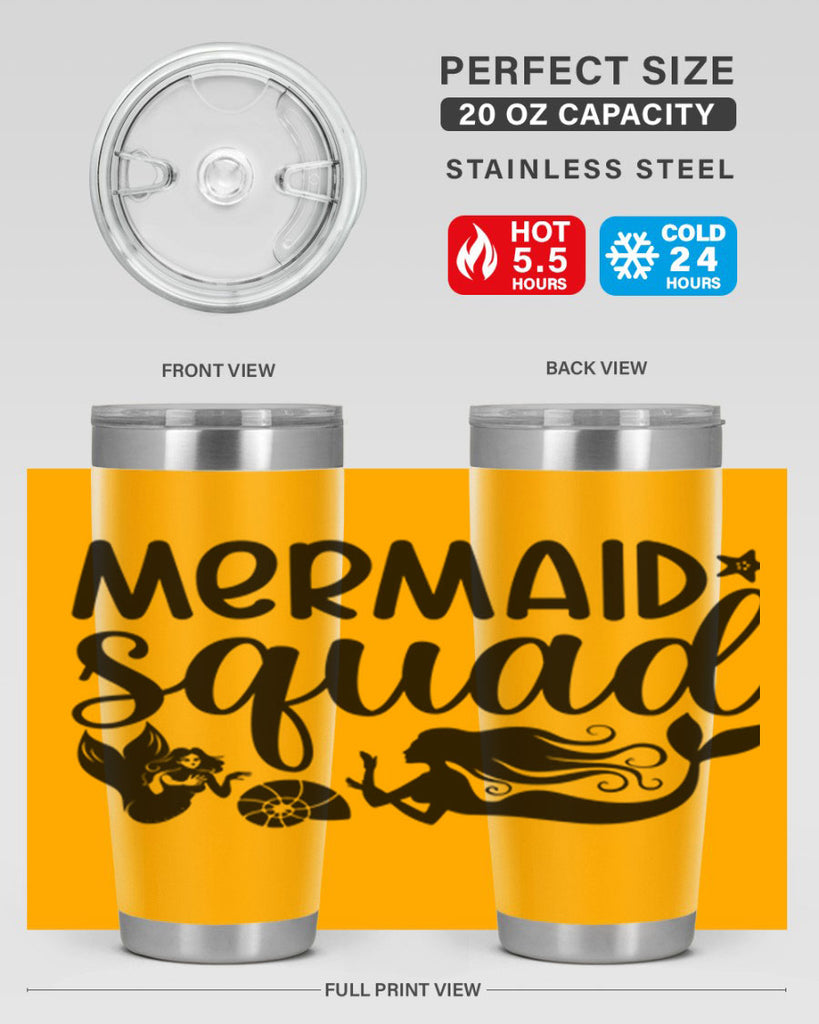 Mermaid squad 447#- mermaid- Tumbler