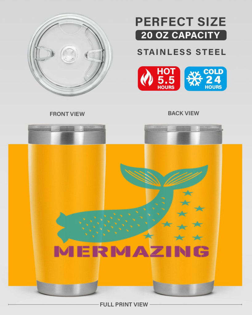 Mermazing 502#- mermaid- Tumbler