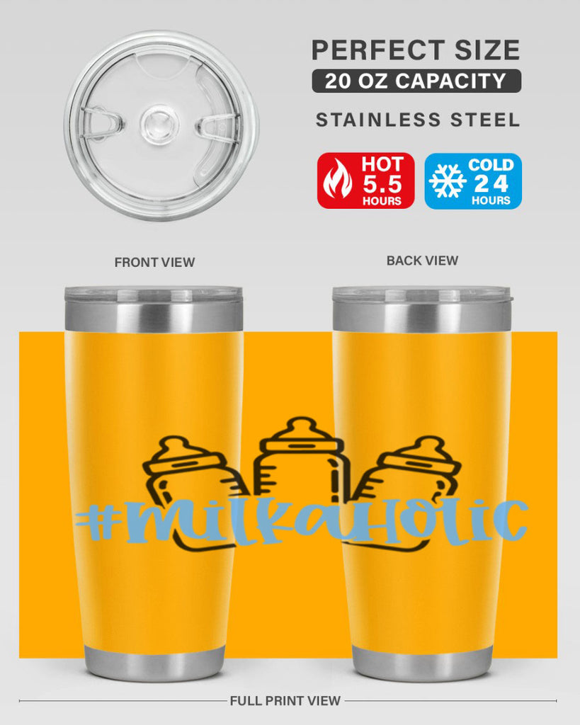 Milkaholic Style 46#- baby- tumbler
