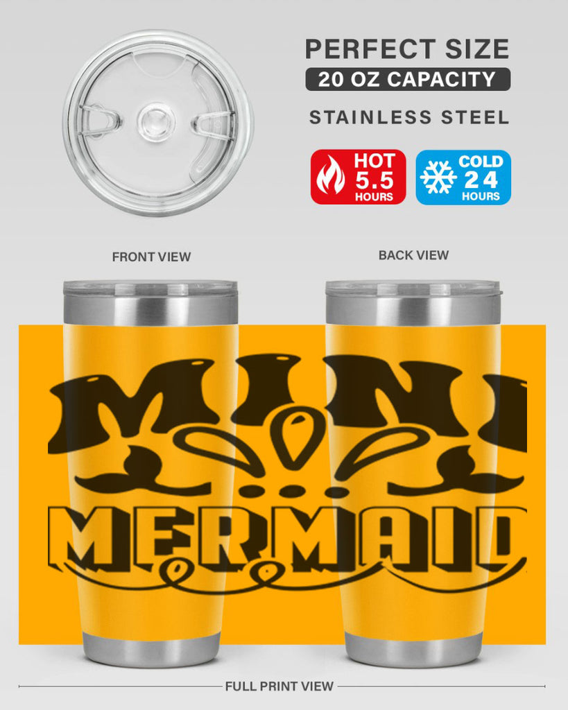 Mini mermaid 507#- mermaid- Tumbler