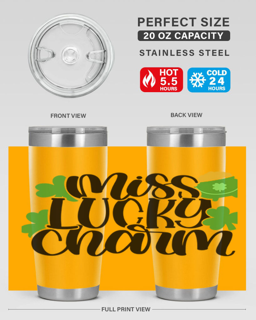 Miss Lucky Charm Style 48#- St Patricks Day- Tumbler