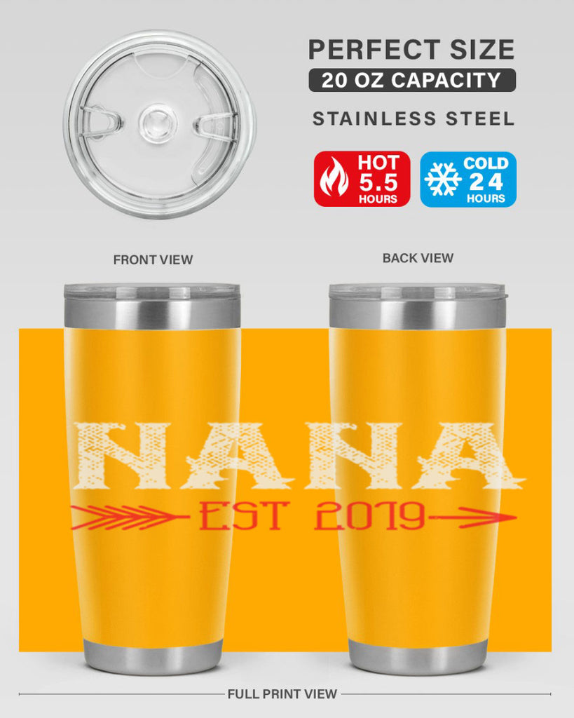 NANA Est 10#- grandma - nana- Tumbler