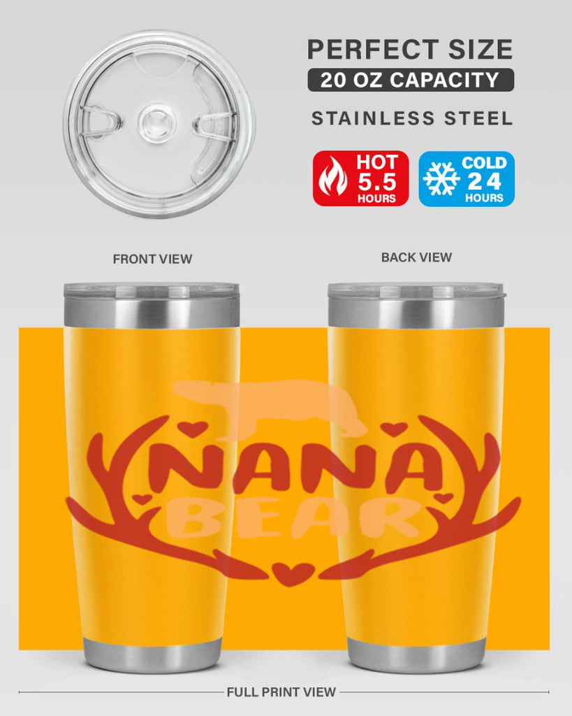 Nana bear 12#- grandma - nana- Tumbler