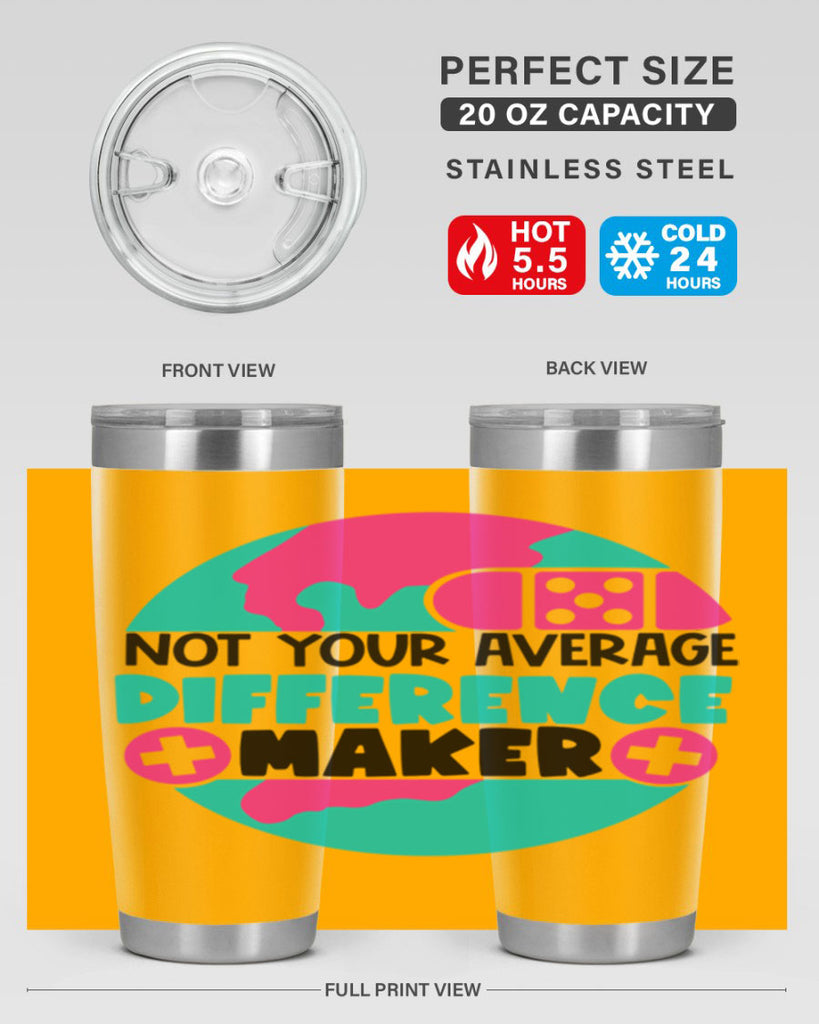 Not Your Averange Difference Maker Style Style 122#- nurse- tumbler