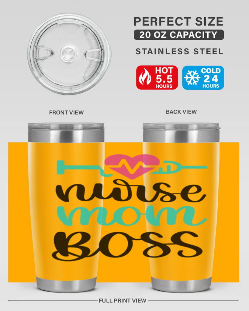 Nurse Mom Boss Style Style 101#- nurse- tumbler