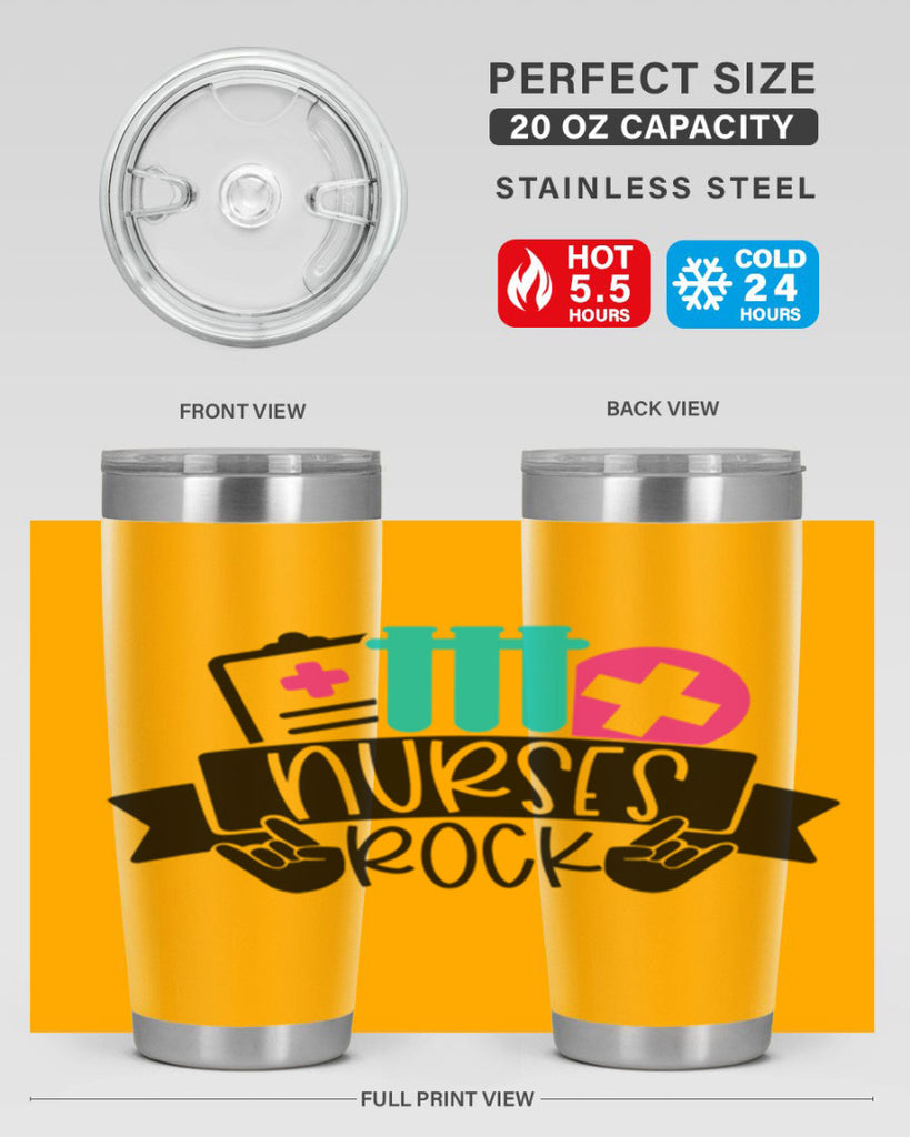 Nurses Rock Style Style 78#- nurse- tumbler