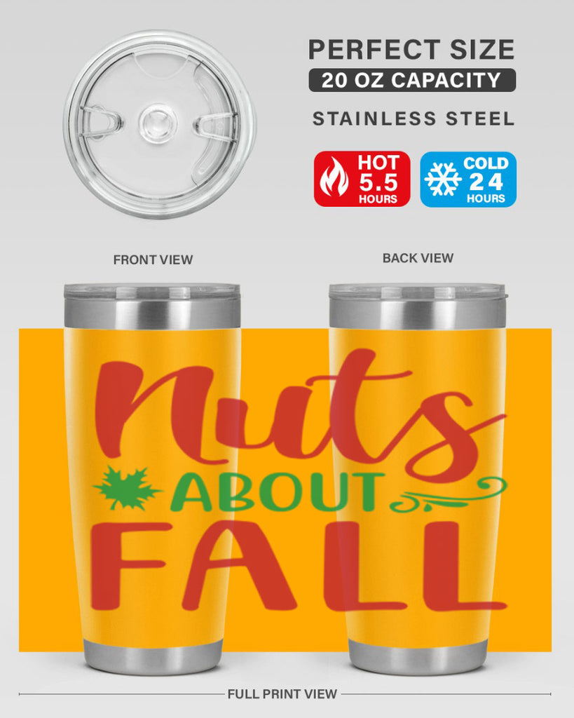 Nuts About Fall 443#- fall- Tumbler