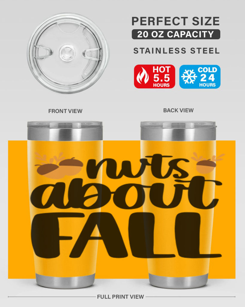 Nuts About Fall 503#- fall- Tumbler